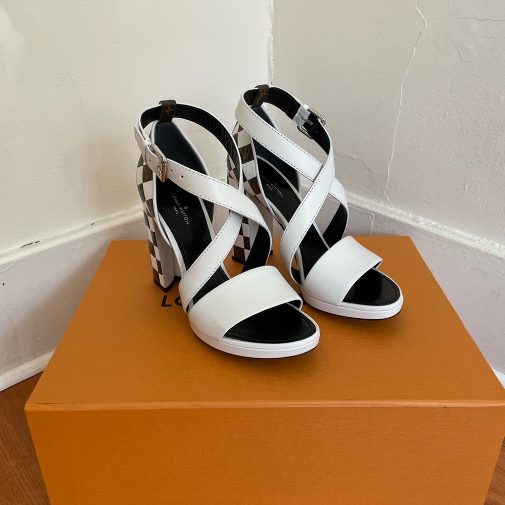 Louis Vuitton Matchmake Cross Sandal Sz. 8